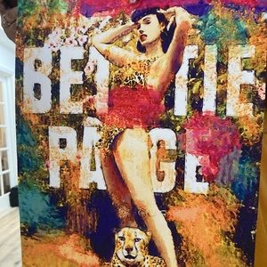 Bettie page painting